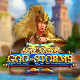 Age Of The Gods: God Of Storms 2 game by Playtech – logo hosted on Betrepublic Casino