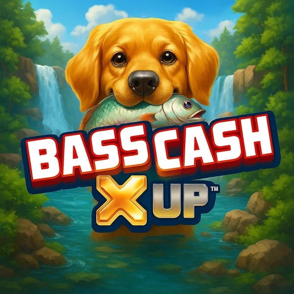 Bass Cash X UP logo by Alchemy Gaming at Betrepublic Casino