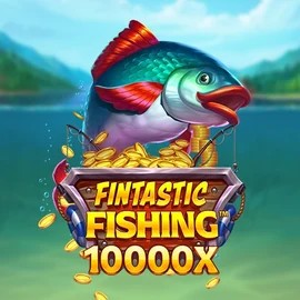Fintastic Fishing slot logo by Foxium at Betrepublic Casino