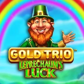 Gold Trio Leprechaun's Luck logo by Playtech at Betrepublic Casino