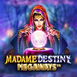 Madame Destiny Megaways slot visual from Pragmatic Play available on betrepublics.com