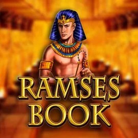 Ramses Book slot logo by Gamomat at Betrepublic Casino