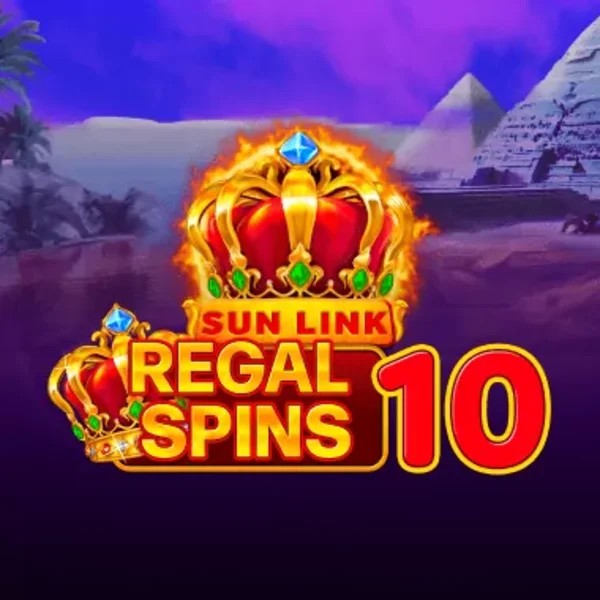 Regal Spins 10 slot logo by PatePlay at Betrepublic Casino