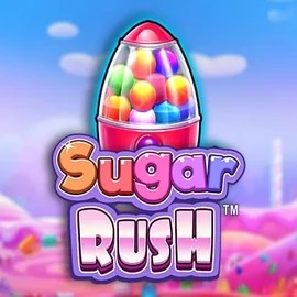Sugar Rush online game logo by Pragmatic Play on betrepublics.com